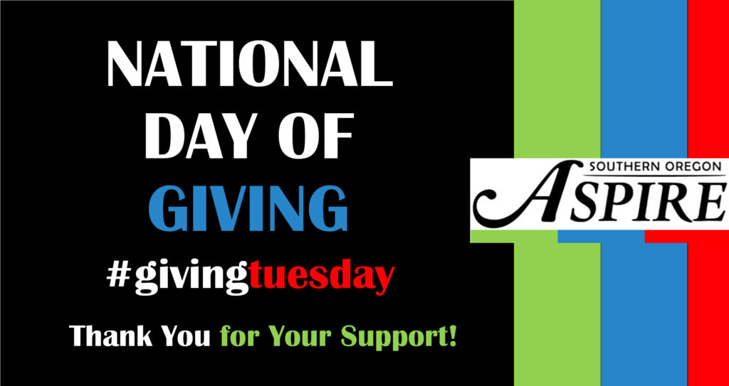 A black and white picture of the national day of giving.
